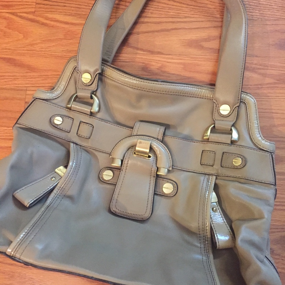 Vintage Y2K Purse B. Makowsky Soft Leather Large Tote Handbag Boho Structured